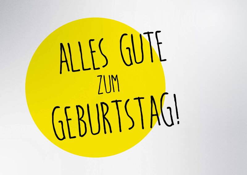 Postkarte "Alles Gute zum Geburtstag"